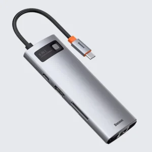 Baseus 7-in-1 USB-C Hub with Digital Power Display