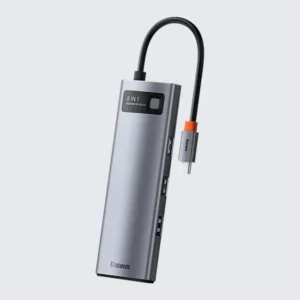 Baseus 7-in-1 USB-C Hub with Digital Power Display Hover Image