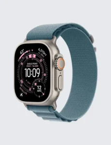 Apple Watch Ultra 2 – Titanium Case with Teal Trail Loop